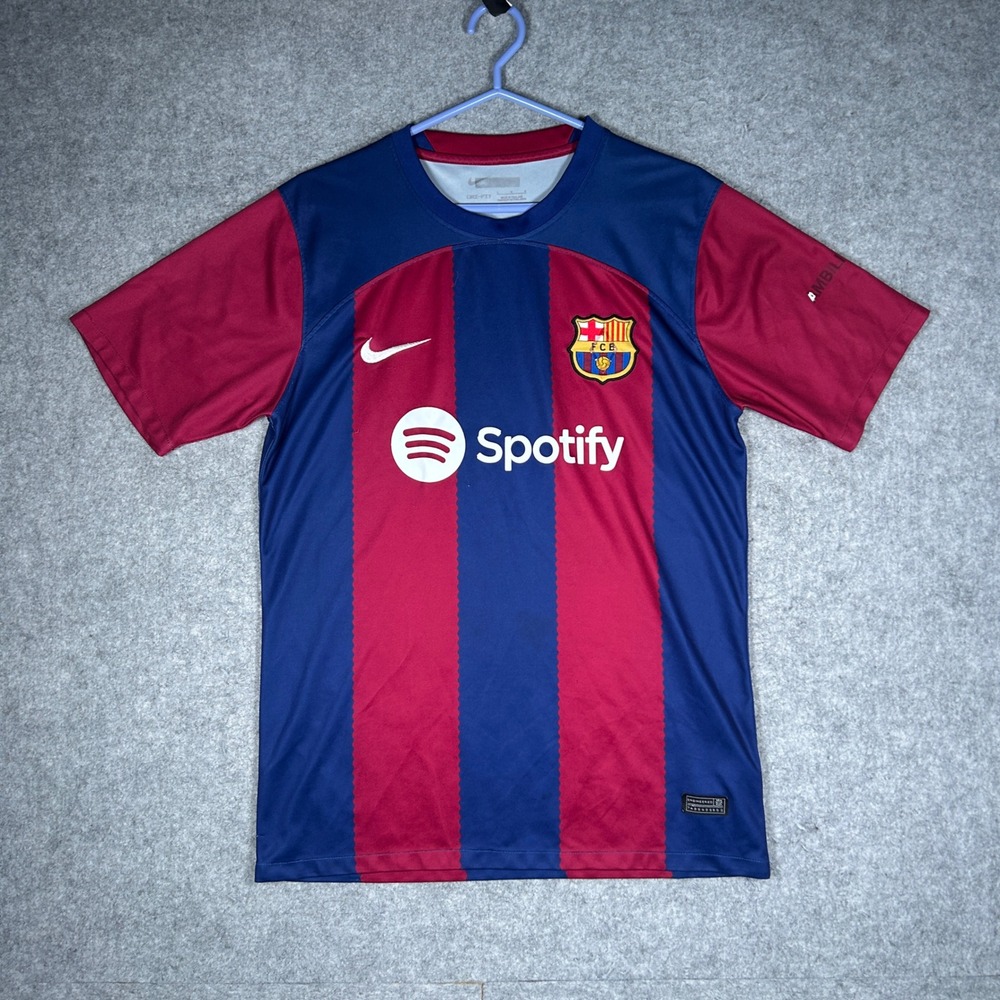 Nike FC Barcelona Red and Blue Home Jersey